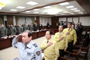 북한 3차핵실험 관련 강원도통합방위협의회 회의