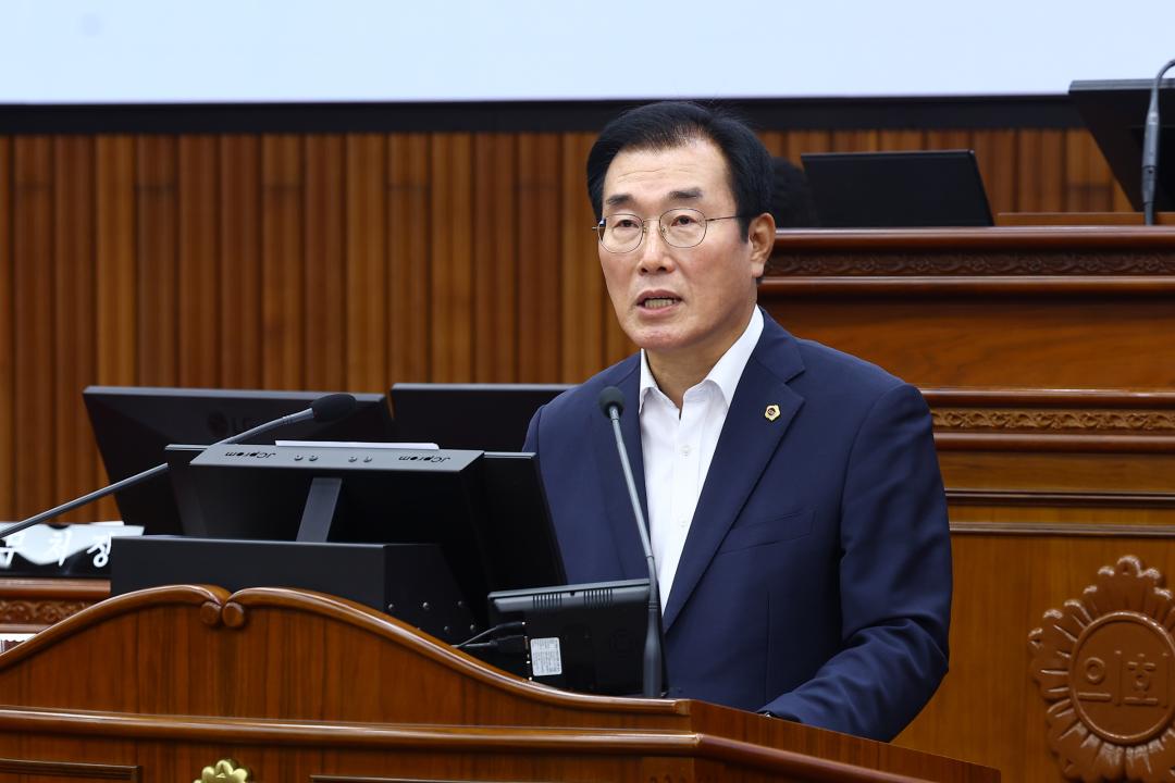 '제339회 제1차 본회의' 게시글의 사진(54) '2025-07-08 제339회 제1차 본회의 (54) 5분 자유발언 정재웅의원.jpg'