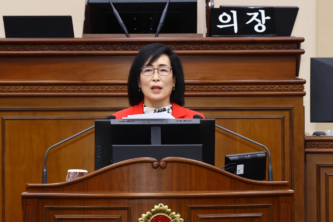 '제344회 제2차 본회의(2026년도 제1회 도정 및 교육행정에 관한 질문)' 게시글의 사진(45) '2026-04-02 제344회 제2차본회의(2026년도 제1회 도정 및 교육행정에 관한 질문) (45) 양숙희 의원.jpg'