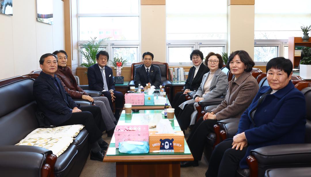 '강원특별자치도의회 방문(원주시)' 게시글의 사진(1) '2026-02-23 원제용 위원장님 손님 방문 (1).jpg'