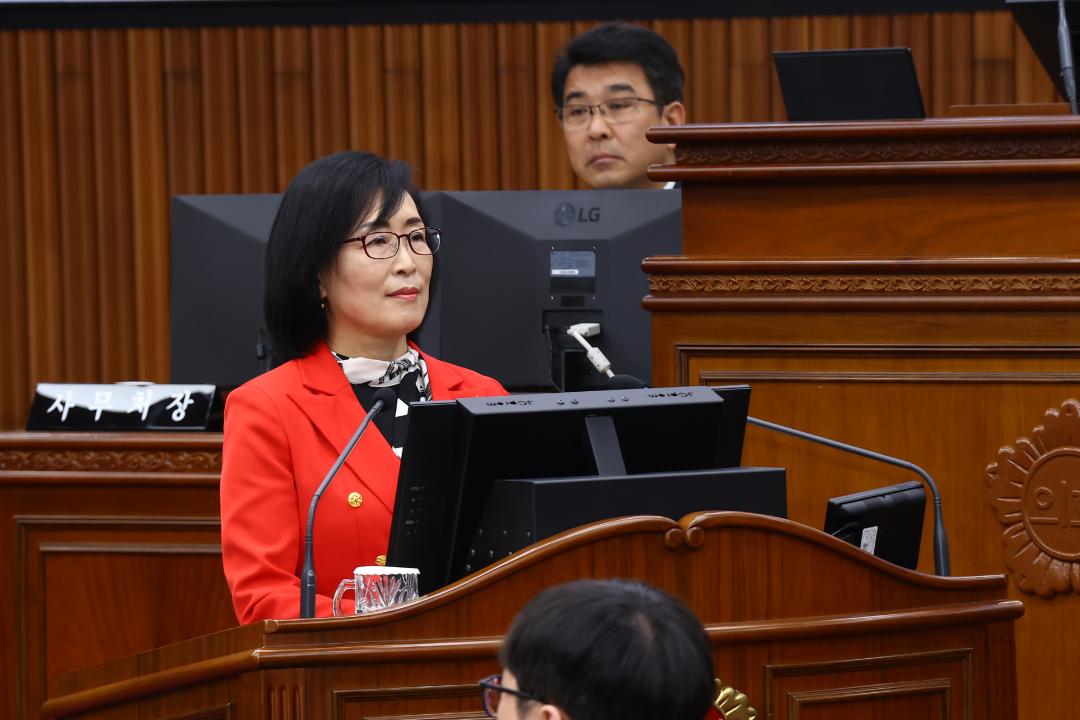 '제344회 제2차 본회의(2026년도 제1회 도정 및 교육행정에 관한 질문)' 게시글의 사진(51) '2026-04-02 제344회 제2차본회의(2026년도 제1회 도정 및 교육행정에 관한 질문) (51) 양숙희 의원.jpg'