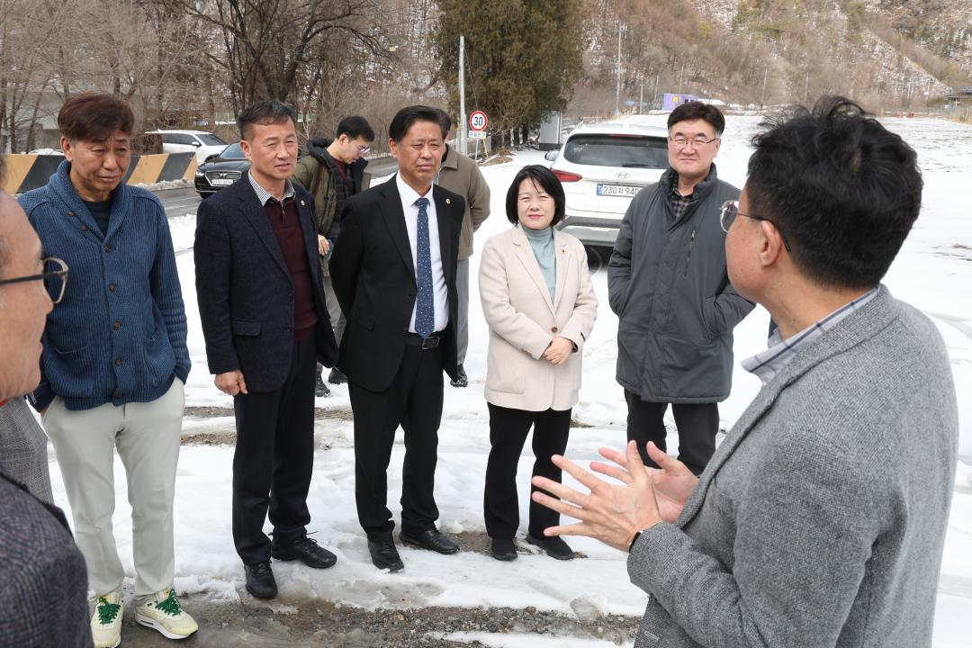 '제335회 기획행정위원회 공유재산관리계획안 현지 확인' 게시글의 사진(24) '2025-03-06 제335회 기획행정위원회 공유재산관리계획안 현지 확인(영월, 원주) (24).jpg'