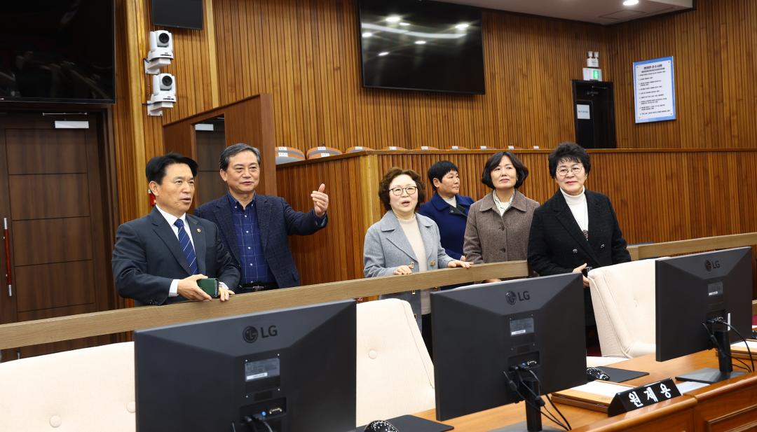 '강원특별자치도의회 방문(원주시)' 게시글의 사진(3) '2026-02-23 원제용 위원장님 손님 방문 (3).jpg'