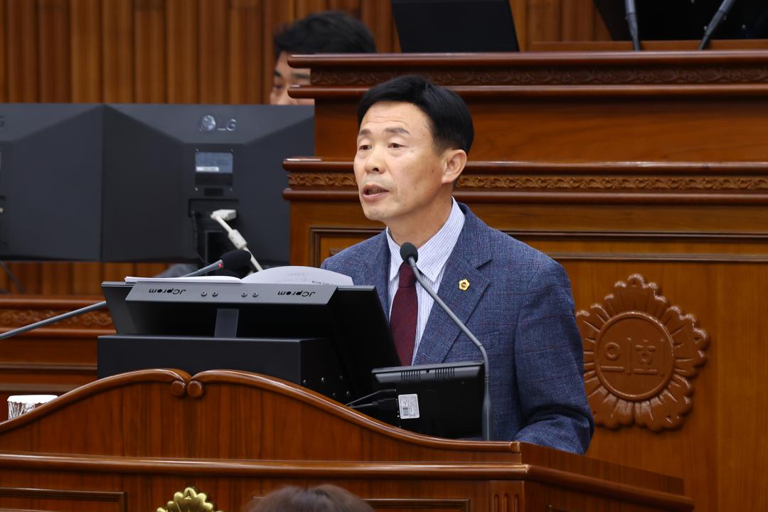 '제344회 제3차 본회의' 게시글의 사진(43) '2026-04-03 제344회 제3차 본회의 (44) 5분자유발언 김길수의원.jpg'