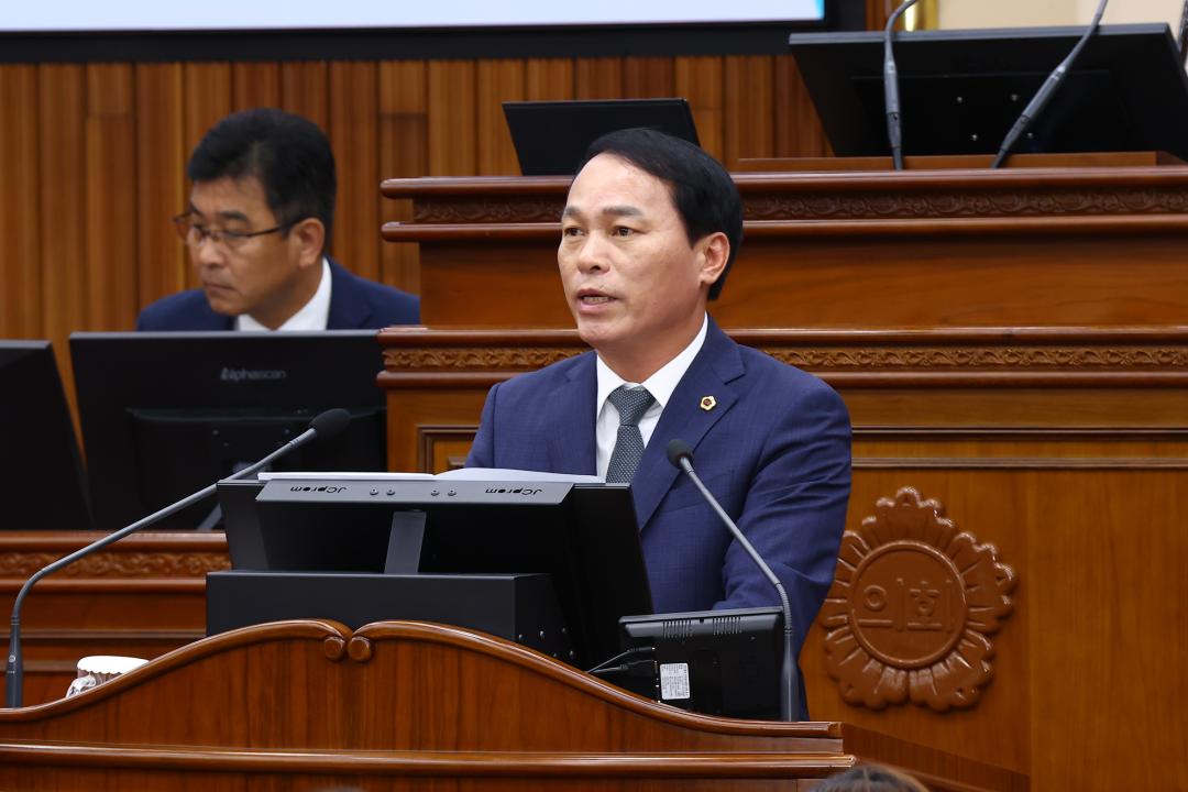 '제341회 제5차 본회의' 게시글의 사진(37) '2025-10-23 제341회 제5차 본회의 (38) 5분자유발언 박기영의원.jpg'