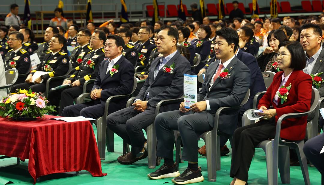 '제11회 도 의용소방대 소방기술 경연대회 개회식' 게시글의 사진(9) '2025-09-24 제11회 도 의용소방대 소방기술 경연대회 개회식 (9).jpg'
