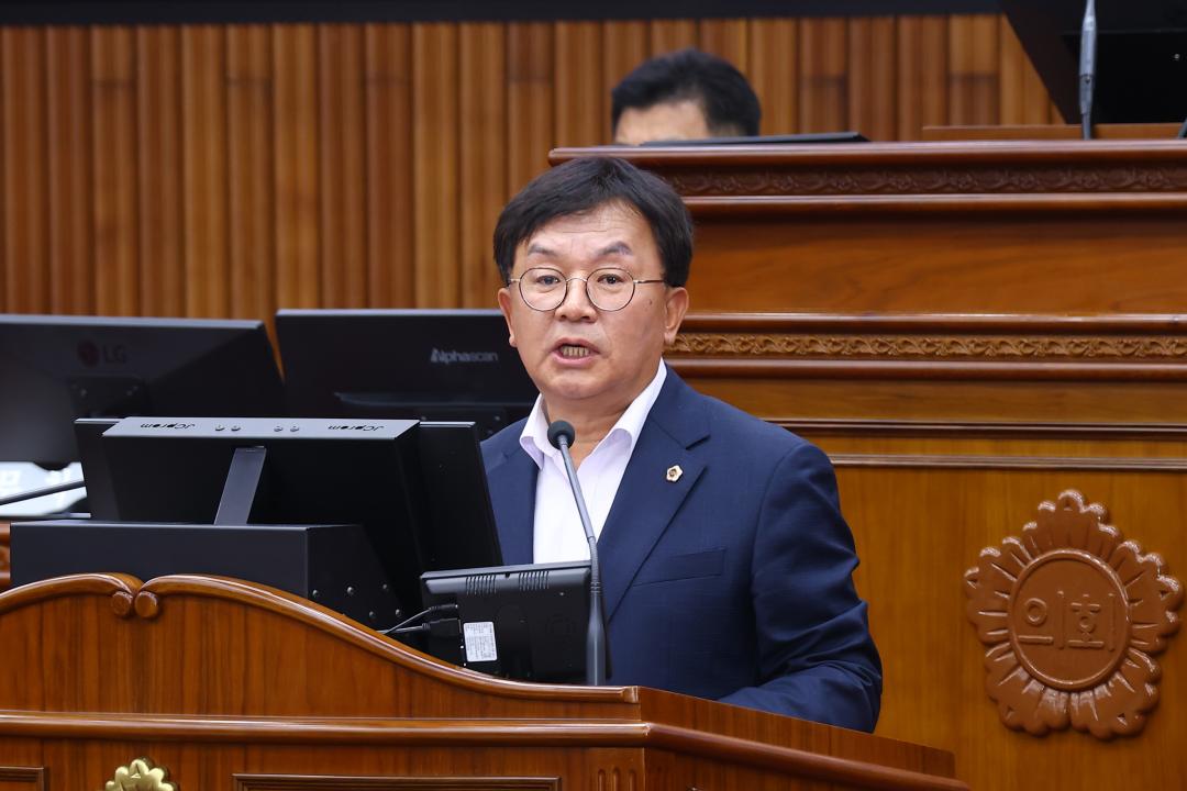 '제338회 제1차 본회의' 게시글의 사진(36) '2025-06-05 제338회 제1차 본회의 (36) 5분자유발언 이무철의원.jpg'