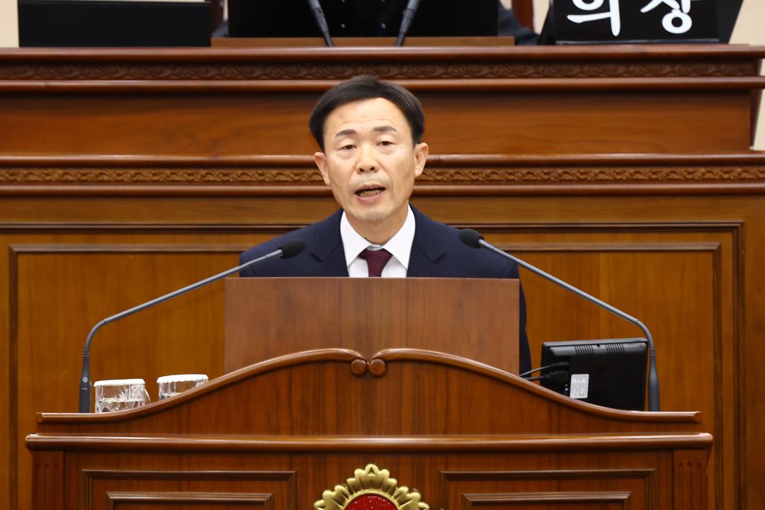 '제336회 제2차 본회의' 게시글의 사진(36) '2025-04-15 제336회 제2차 본회의 (36) 5분자유발언 김길수의원.jpg'