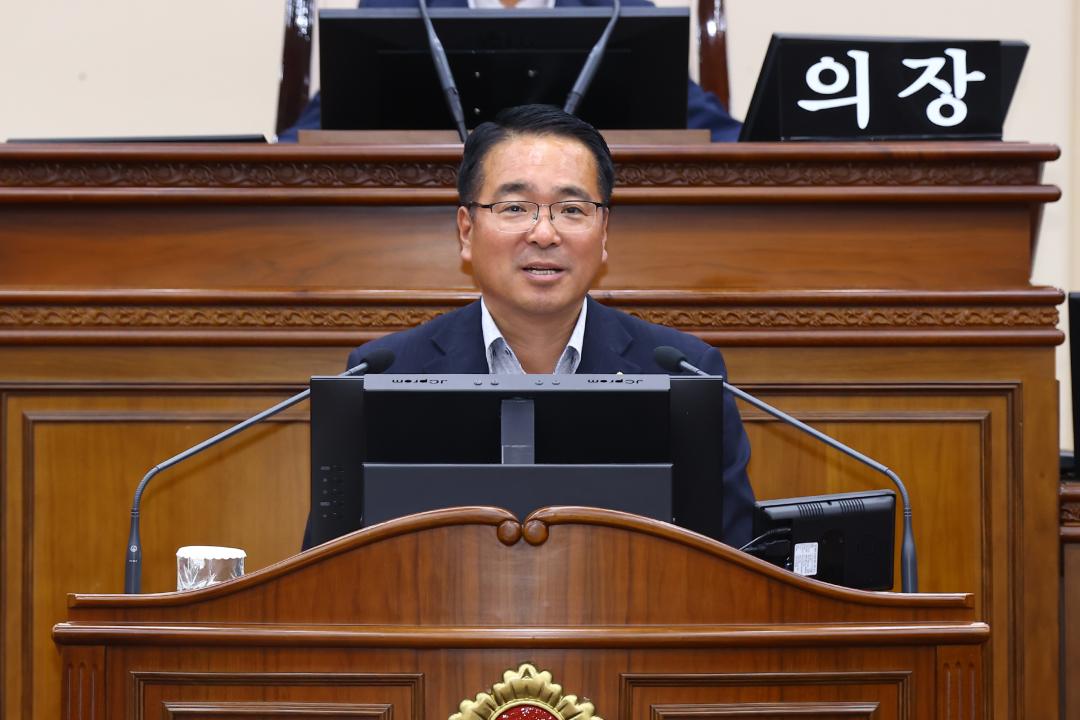 '제338회 제1차 본회의' 게시글의 사진(29) '2025-06-05 제338회 제1차 본회의 (29) 5분자유발언 진종호의원.jpg'