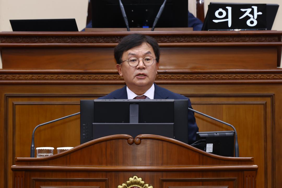 '제337회 제2차 본회의' 게시글의 사진(69) '2025-05-21 제337회 제2차 본회의 (69) 5분자유발언 이무철의원.jpg'