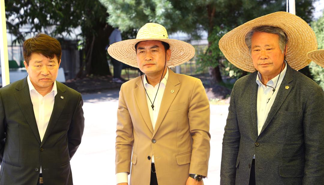 '제340회 농림수산위원회 현지시찰' 게시글의 사진(5) '2025-09-11 제340회 농림수산위원회 현지시찰(농업기술원,해피초원목장) (4).jpg'