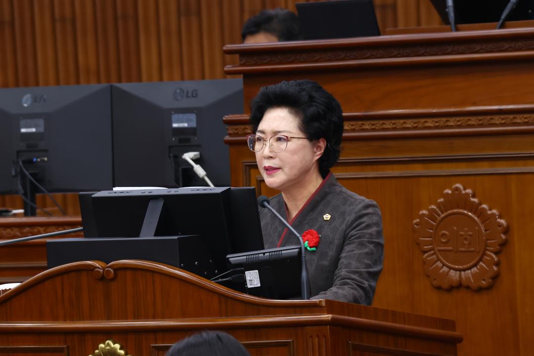 '제343회 제2차 본회의' 게시글의 사진(51) '2026-02-12 제343회 제2차 본회의 (51)  5분자유발언 원미희의원.jpg'