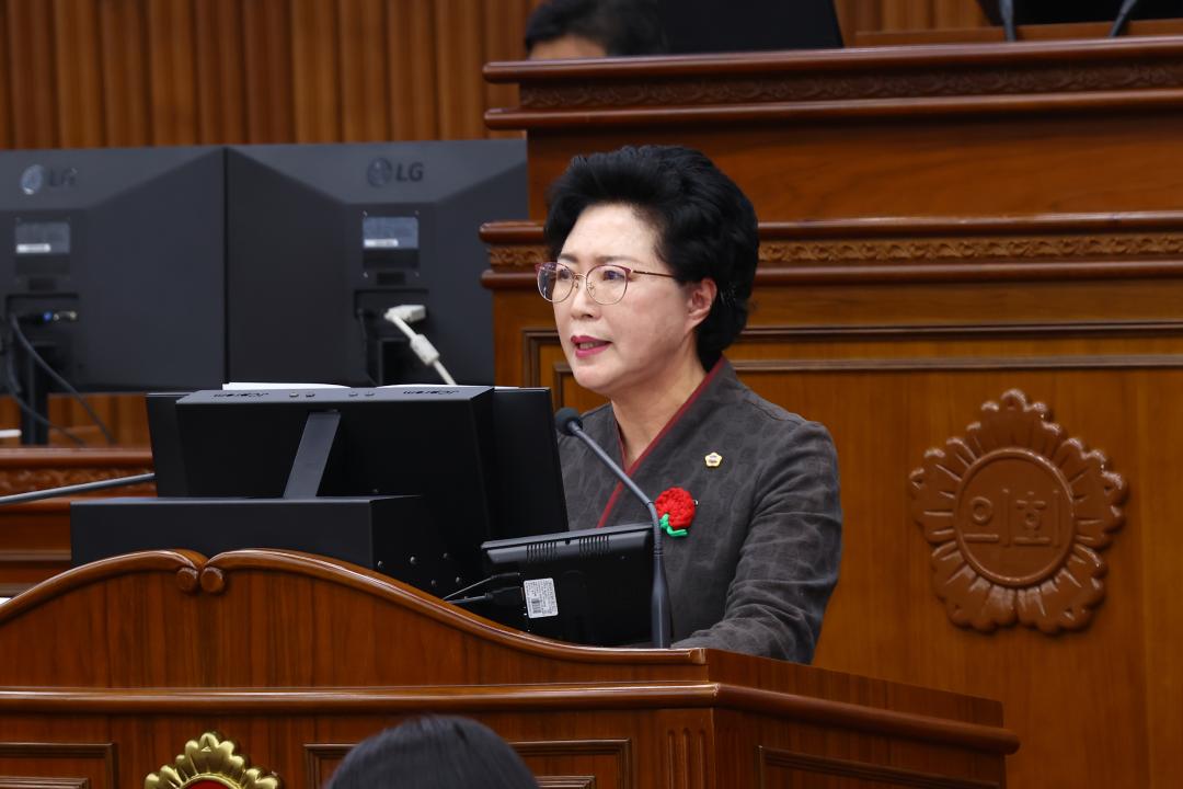 '제343회 제2차 본회의' 게시글의 사진(52) '2026-02-12 제343회 제2차 본회의 (52)  5분자유발언 원미희의원.jpg'