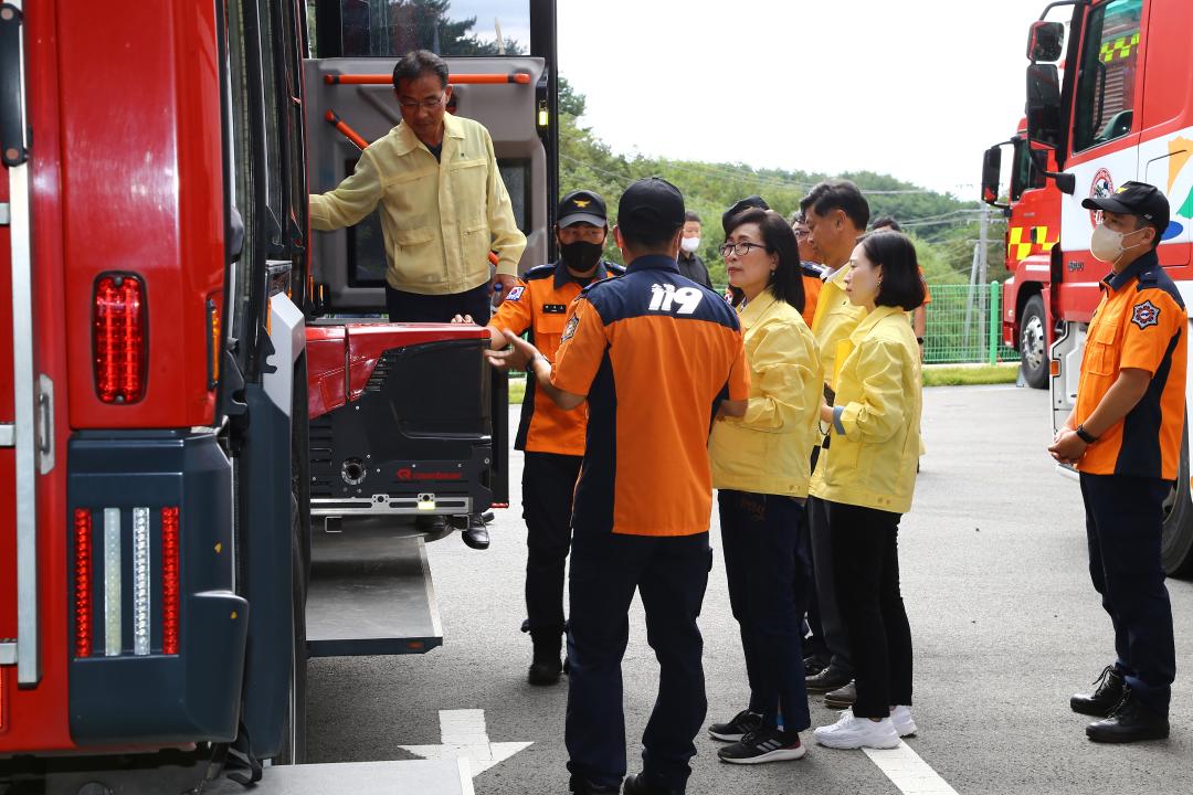 '제313회 안전건설위원회 현지시찰' 게시글의 사진(26) '2022-09-20 제313회 안전건설위원회 현지시찰(강원도특수대응단) (29).jpg'