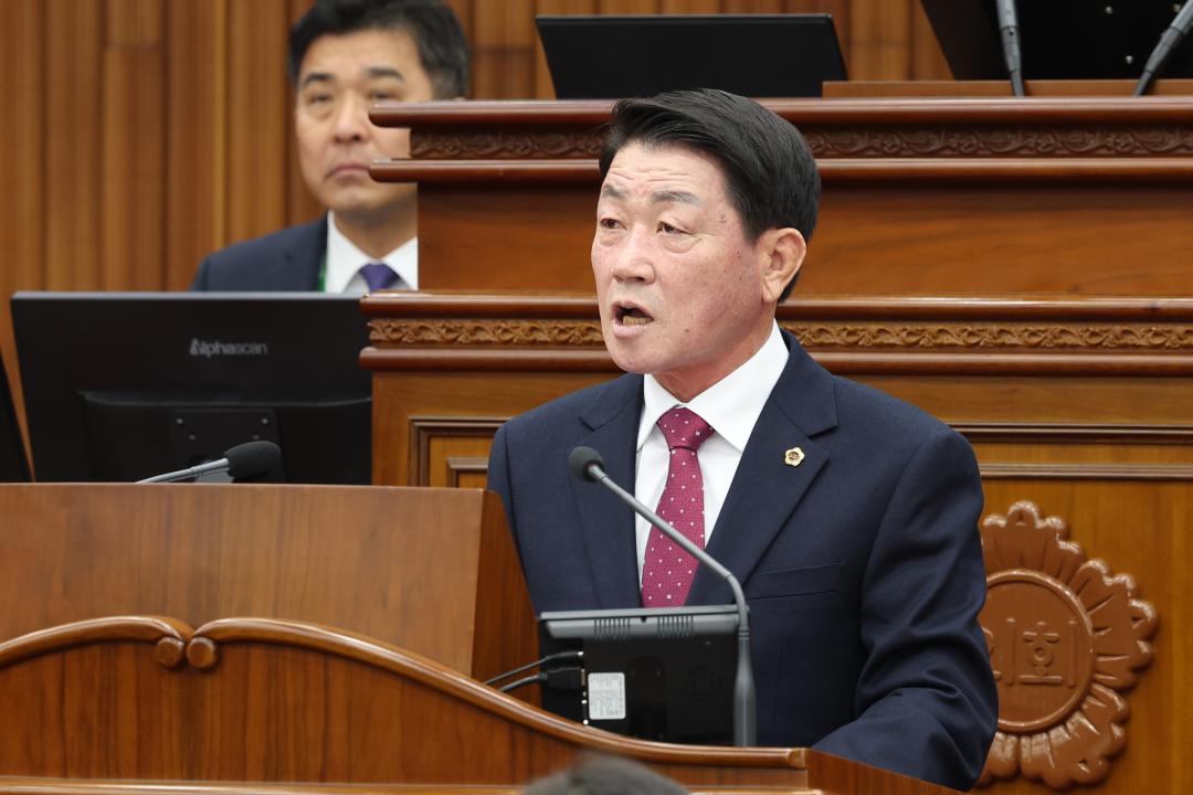 '제335회 제5차 본회의' 게시글의 사진(83) '2025-03-14 제335회 제5차 본회의 (83) 5분자유발언 김용복의원.jpg'