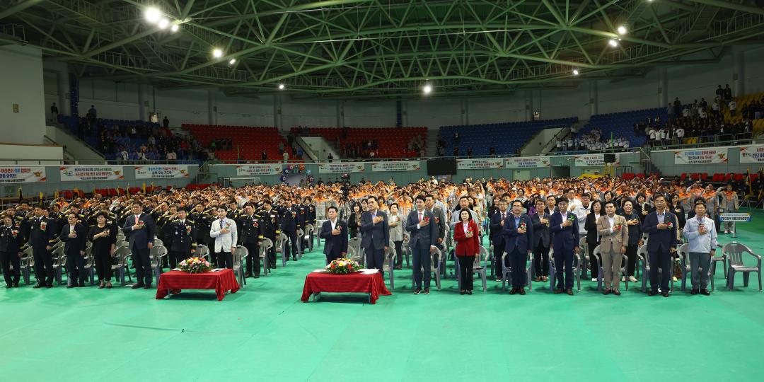 '제11회 도 의용소방대 소방기술 경연대회 개회식' 게시글의 사진(13) '2025-09-24 제11회 도 의용소방대 소방기술 경연대회 개회식 (14).jpg'