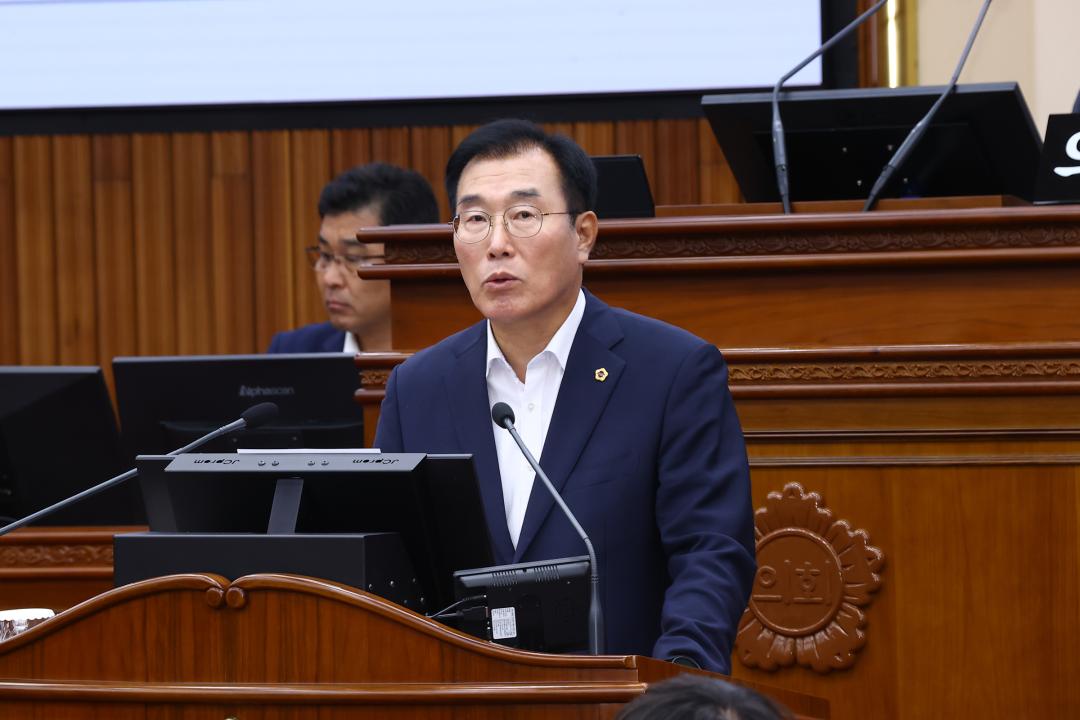 '제338회 제5차 본회의' 게시글의 사진(49) '2025-06-20 제338회 제5차 본회의 (49) 5분자유발언 정재웅의원.jpg'