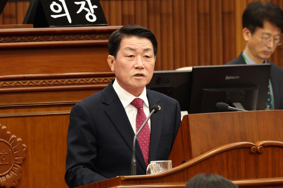 '제335회 제5차 본회의' 게시글의 사진(79) '2025-03-14 제335회 제5차 본회의 (79) 5분자유발언 김용복의원.jpg'