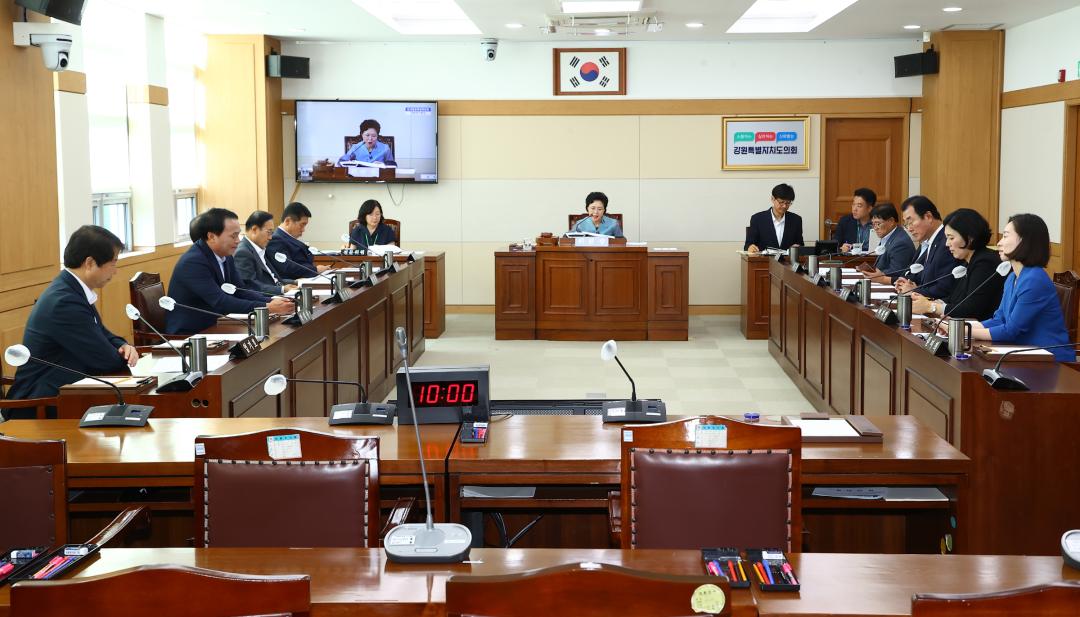 제339회 제1차 강원연구원장 인사청문특별위원회