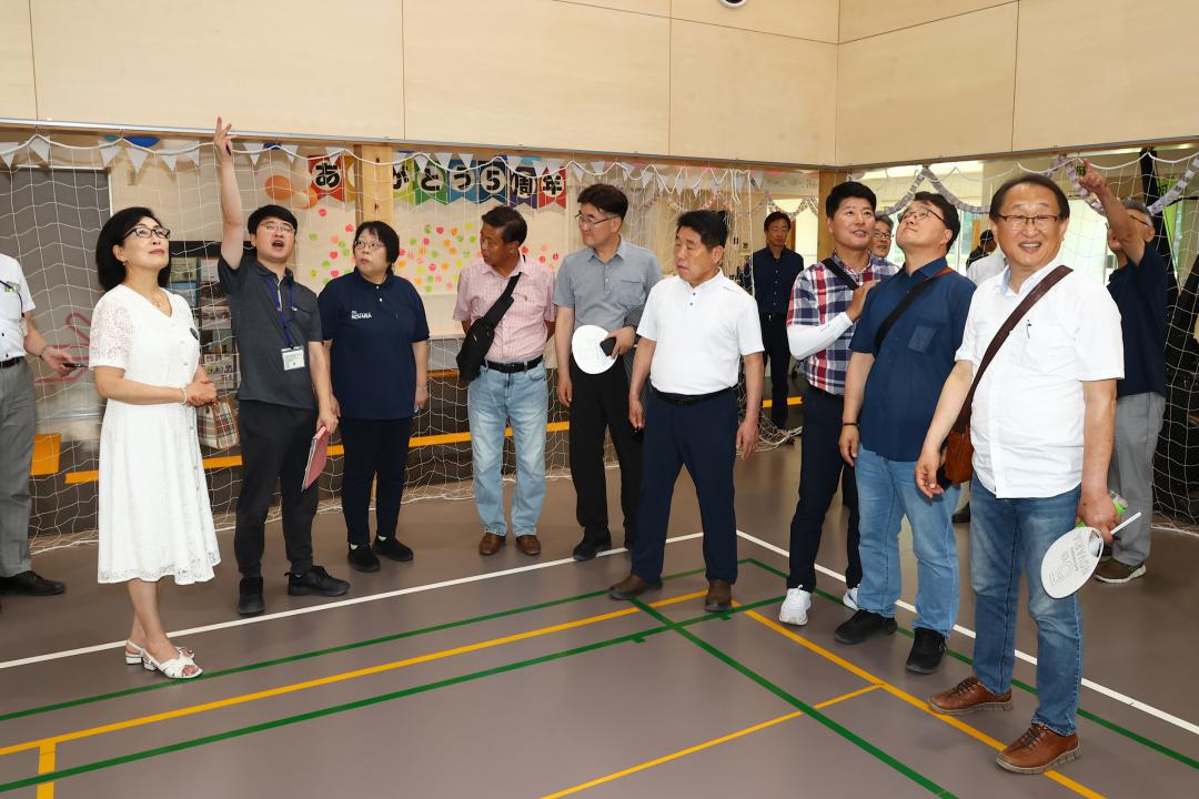 '강원특별자치도의회 한일국제교류협회 2025년 일본 돗토리현 방문' 게시글의 사진(43) '2025-07-30 강원특별자치도의회 한일국제교류협회 2025년 일본 돗토리현 방문 (86)_03_유니버셜 스포츠센터 노바리아 시찰.jpg'