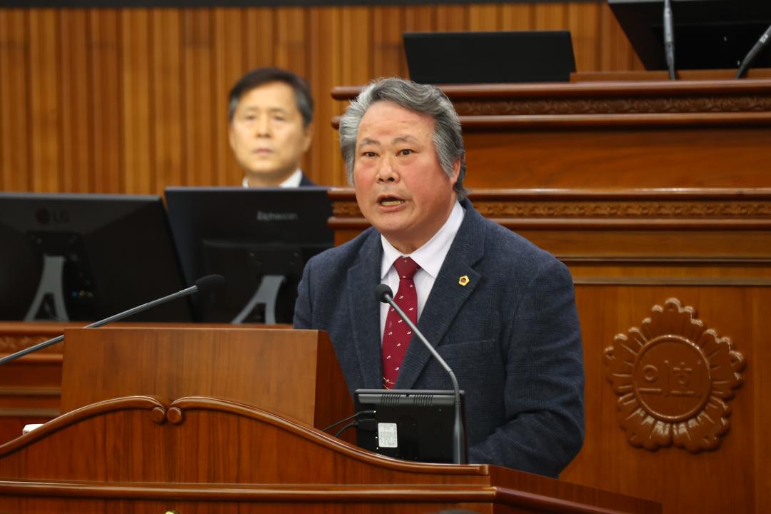'제333회 제3차 본회의' 게시글의 사진(53) '2024-12-13 제333회 제3차 본회의 (53) 5분자유발언 한창수의원.jpg'