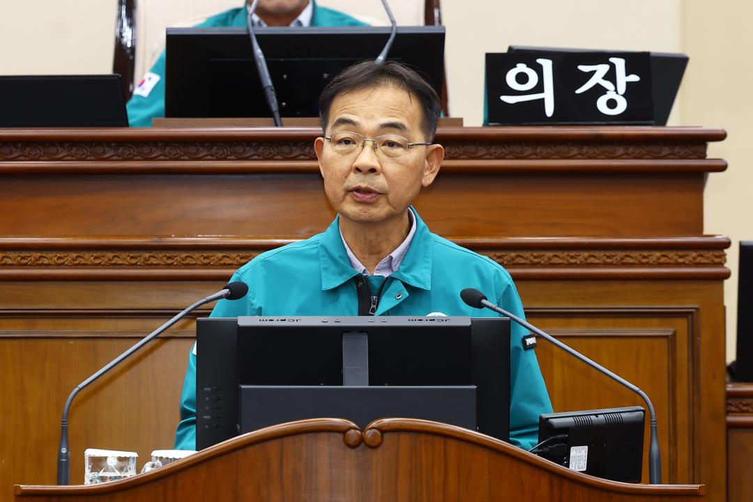 '제340회 제1차 본회의' 게시글의 사진(50) '2025-09-09 제340회 제1차 본회의 (50) 5분자유발언 최재석의원.jpg'