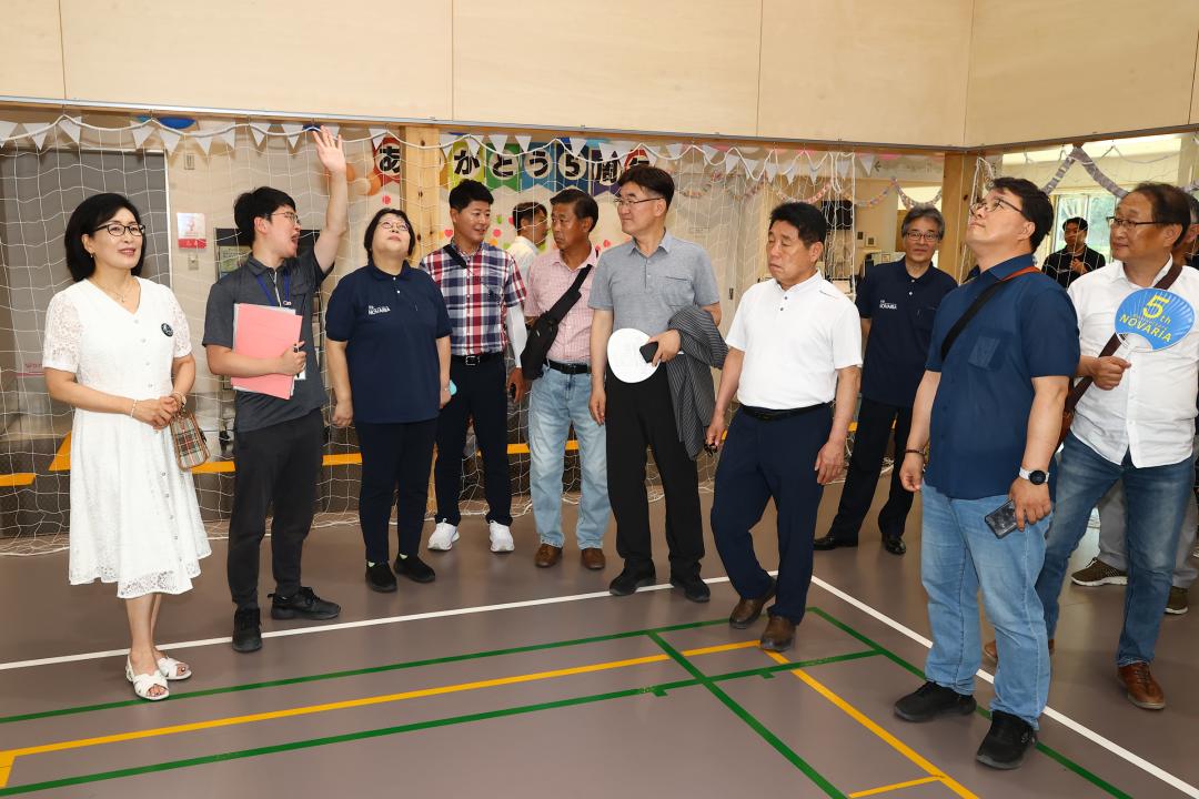 '강원특별자치도의회 한일국제교류협회 2025년 일본 돗토리현 방문' 게시글의 사진(41) '2025-07-30 강원특별자치도의회 한일국제교류협회 2025년 일본 돗토리현 방문 (84)_03_유니버셜 스포츠센터 노바리아 시찰.jpg'