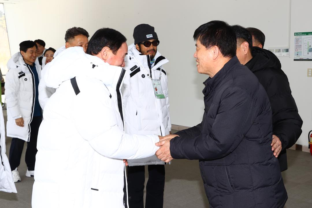 '제107회 전국동계체육대회 출전 선수단 격려' 게시글의 사진(5) '2026-02-25 제107회 전국동계체육대회 출전 선수단 격려 (5).jpg'