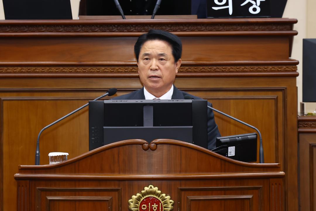 '제343회 제2차 본회의' 게시글의 사진(43) '2026-02-12 제343회 제2차 본회의 (43) 5분자유발언 원제용의원.jpg'