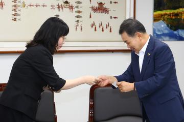 강원특별자치도교육청 신임국장 간담