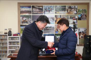 의장 한국시각장애인연합회 강원지부 방문