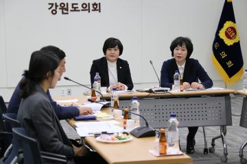 (사)강원지역자활센터협회 간담회