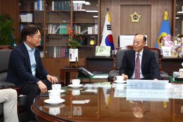 강원특별자치도의회 방문(춘천폴리텍대학 학장)