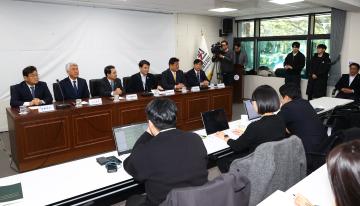 영월-삼척 고속도로 건설사업 예비타당성결과 발표 기자설명회