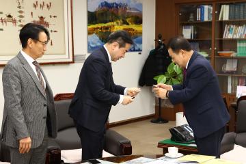 강원특별자치도의회 방문(춘천KBS 신임총국장)