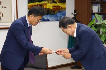 강원도립대 신임총장 간담