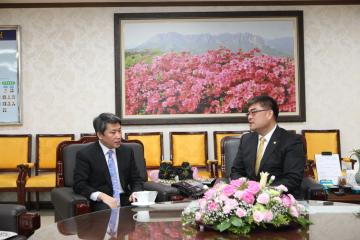 춘천교육대학교 총장 의장 예방