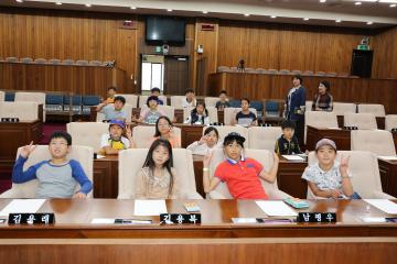 평창 면온초등학교 학생 강원도의회 견학