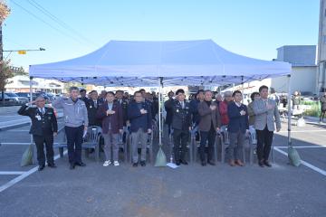 강릉 옥천 자율방범대 초소 준공식