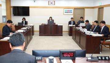 제342회 제5차 안전건설위원회