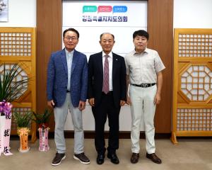 강원특별자치도의회 방문(영서신문 대표이사)