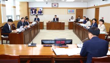 제347회 제5차 기획안전소방위원회