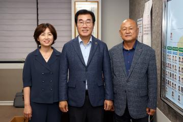 강원특별자치도의회방문(춘천남부노인복지회관)